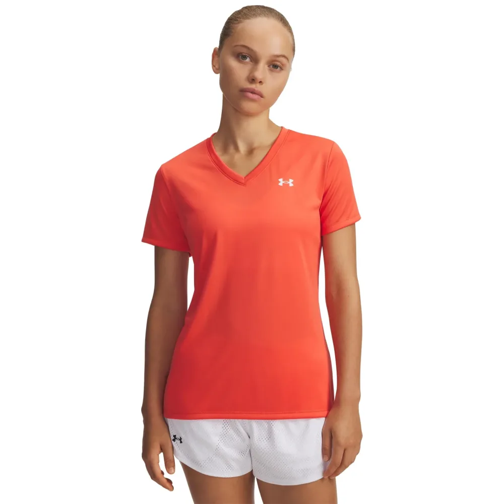 Under Armour Tech Solid T-Shirt Damen-rot
