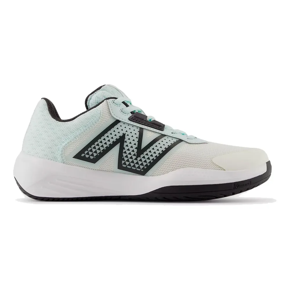 New Balance 696v6 Allcourtschuh Damen - weiß, hellblau