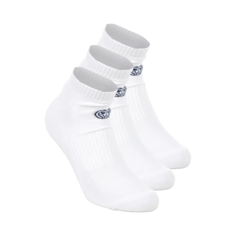 BIDI BADU Crew Performance Tennis Socks 3 Pack - white