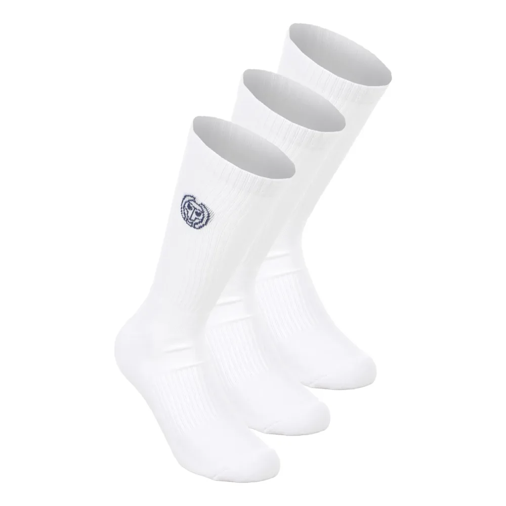 BIDI BADU Crew Performance Tennis Socks 3 Pack -white
