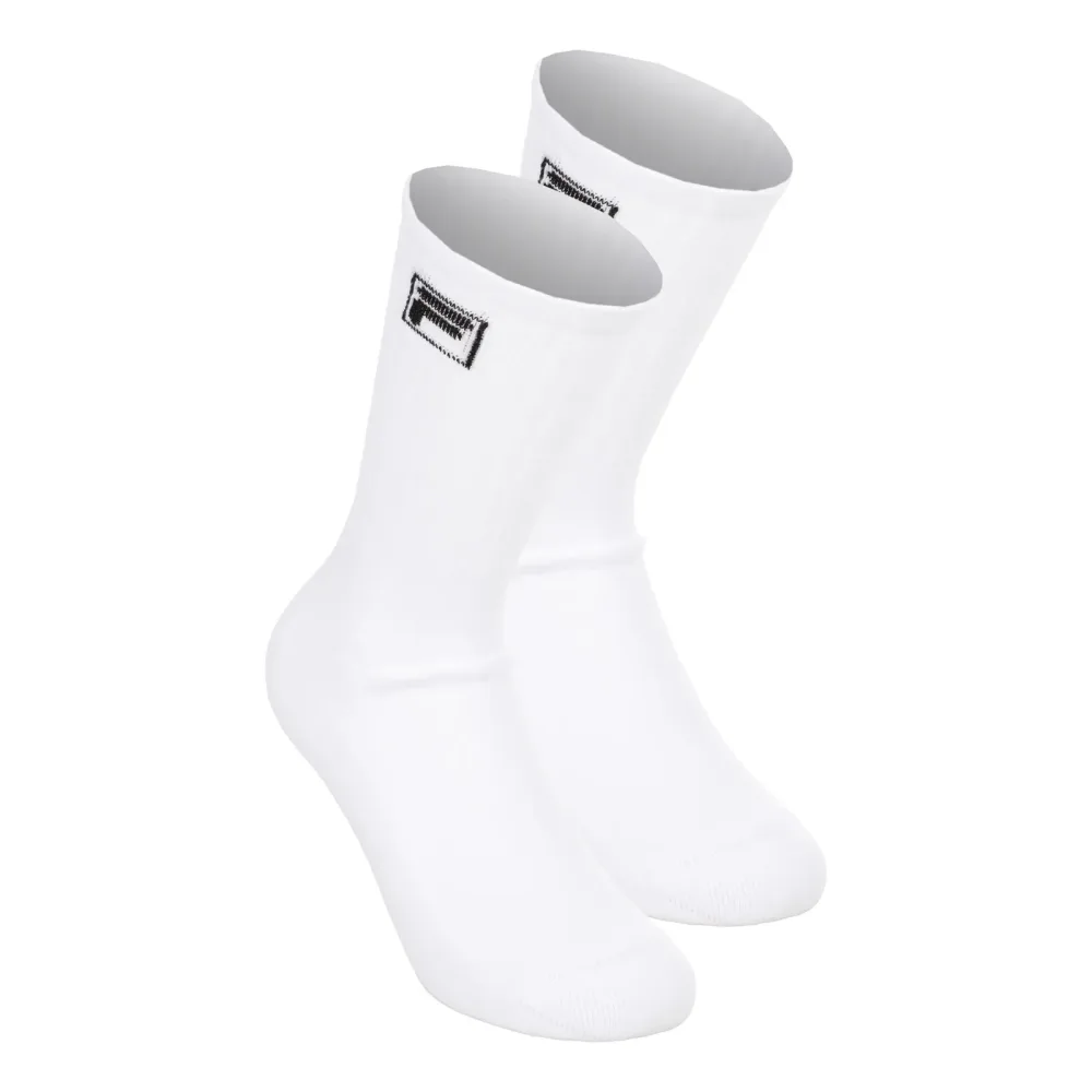 Fila F - BOX PREMIUM CREW 2P Tennissocken Unisex weiß
