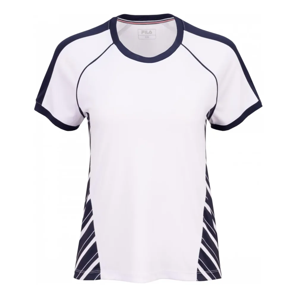 Fila Josefine T - Shirt Damen weiß, dunkelblau