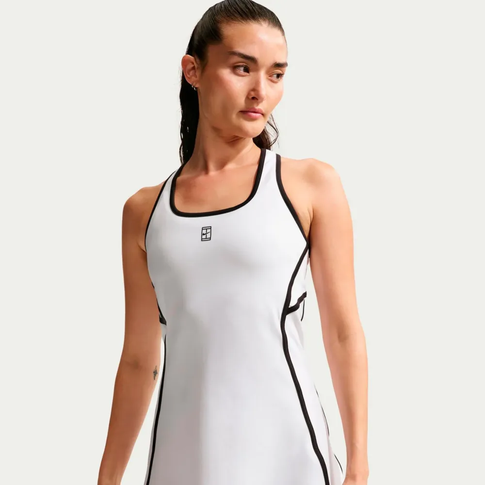 Nike Court Dri - Fit Advantage Kleid Damen weiß