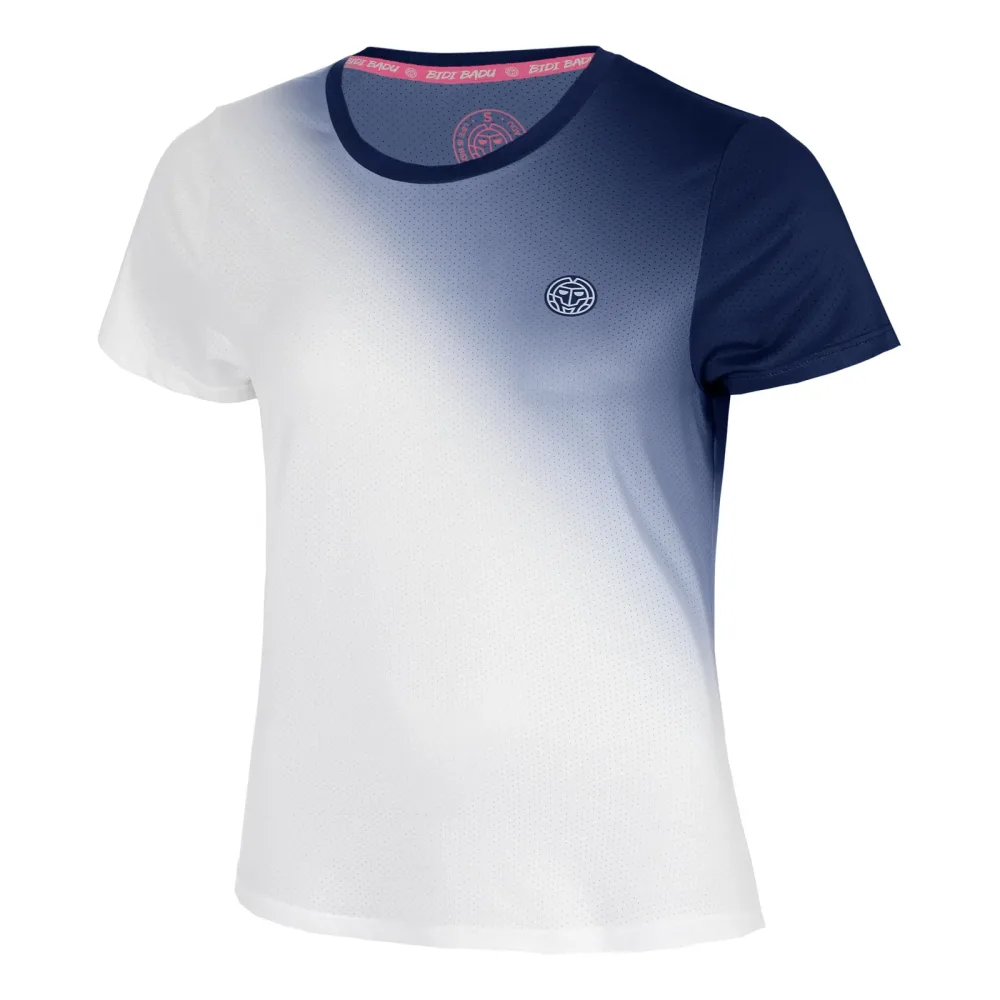 BIDI BADU Crew Fade 2.0 T-Shirt Damen-dunkelblau, weiß