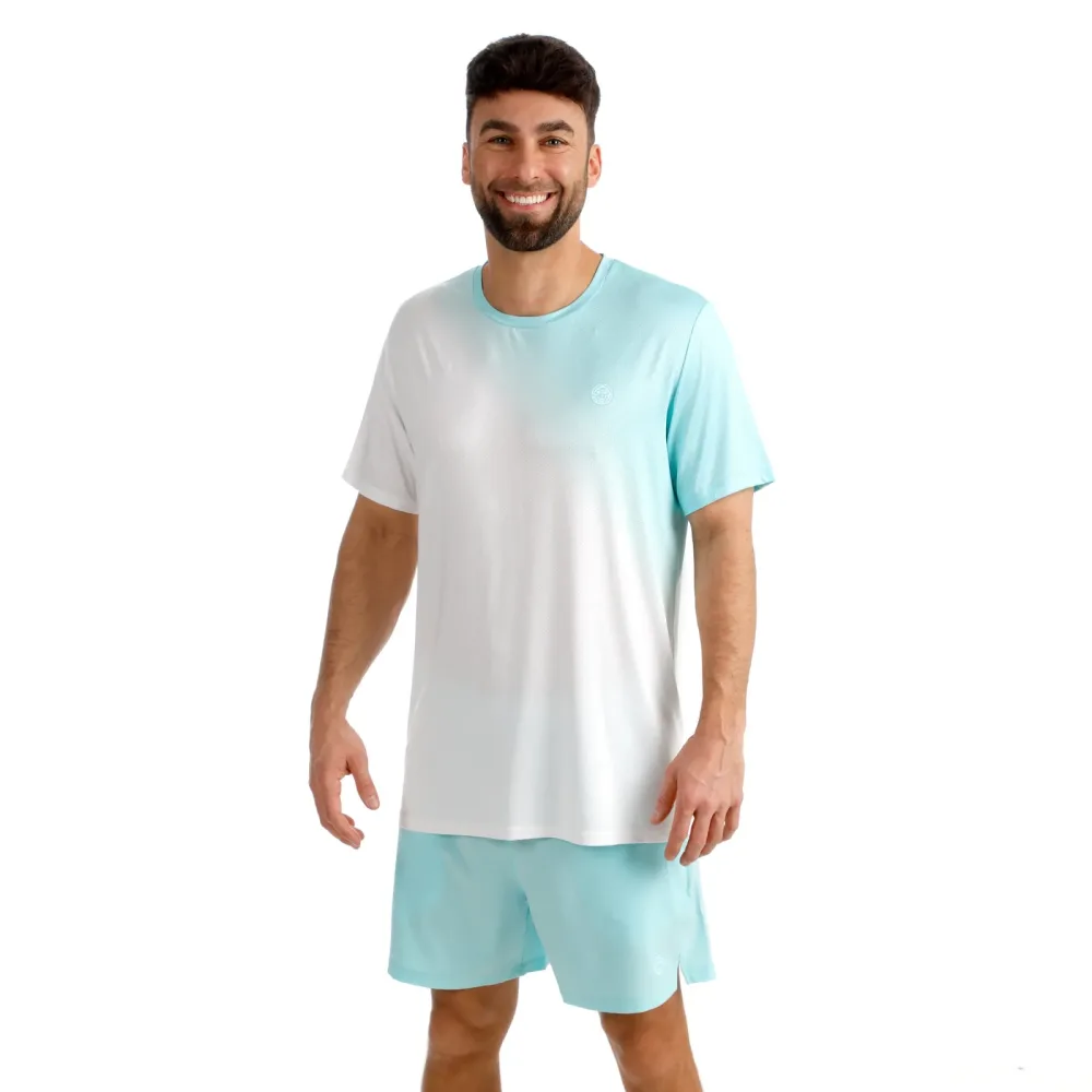 BIDI BADU Crew 2.0 T - Shirt Herren türkis, weiß