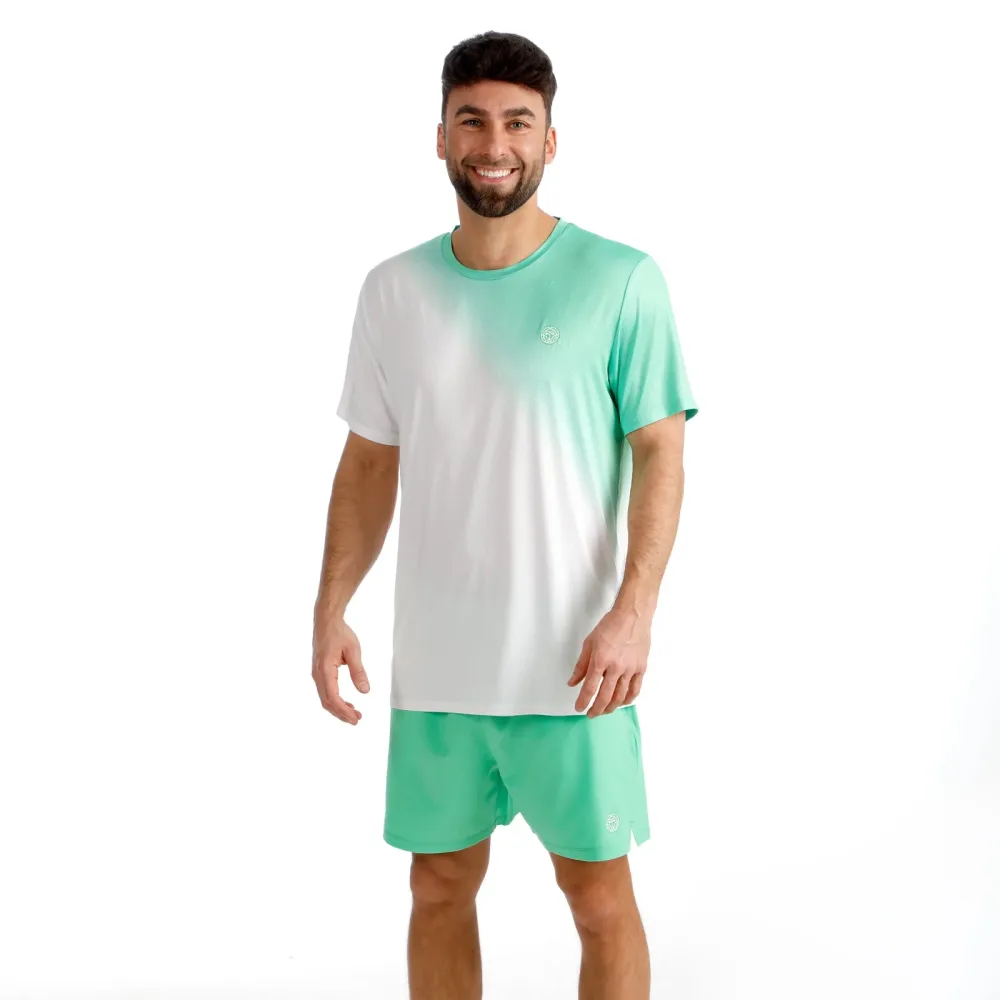 BIDI BADU Crew 2.0 T - Shirt Herren grün, weiß