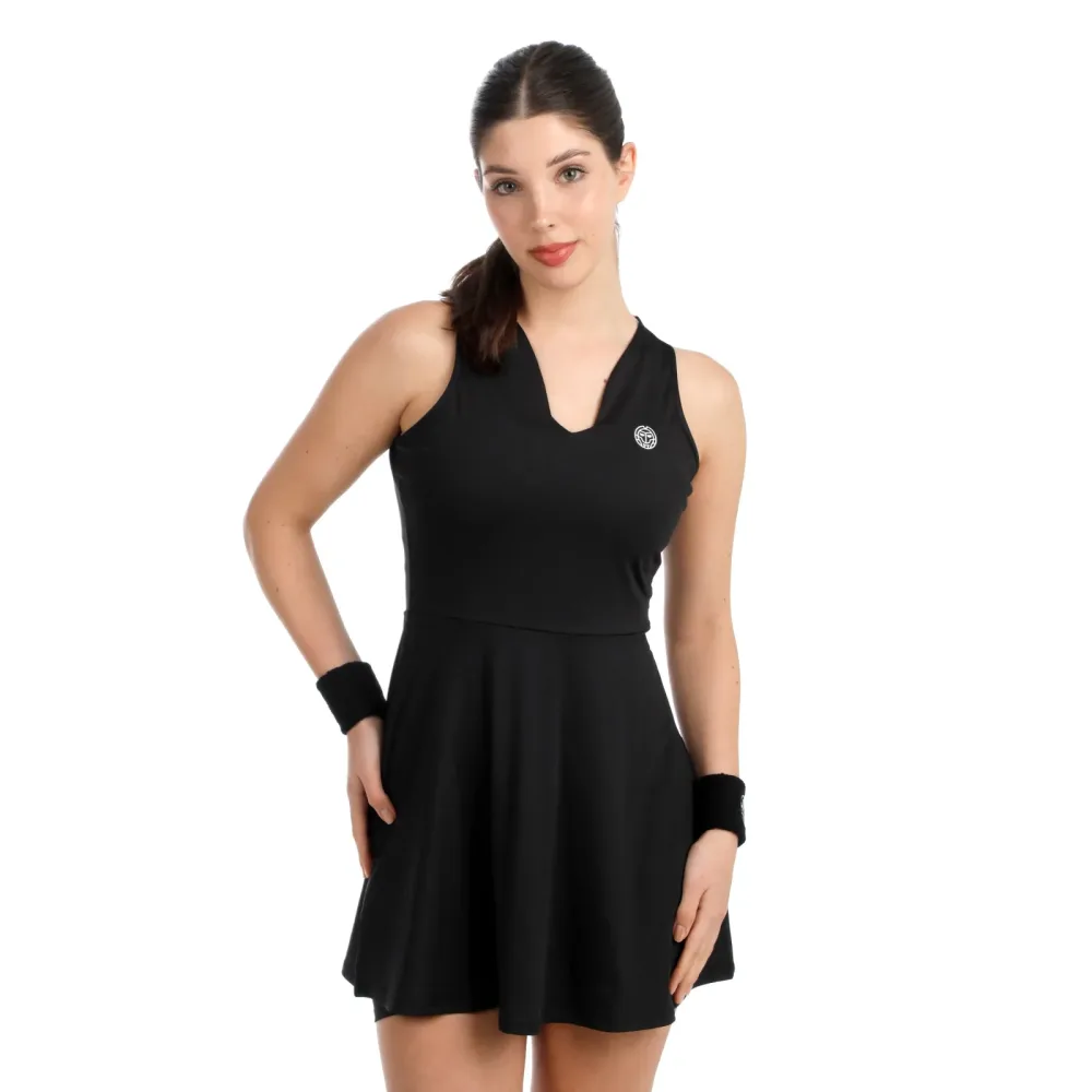 BIDI BADU Crew V - Neck Kleid Damen schwarz