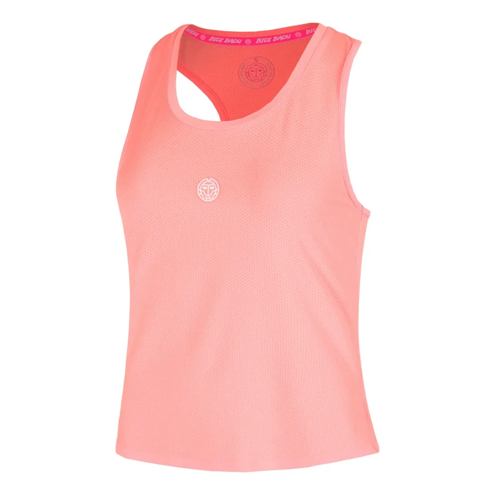 BIDI BADU Out of Control Racerback Tank-Top Damen - pink, weiß