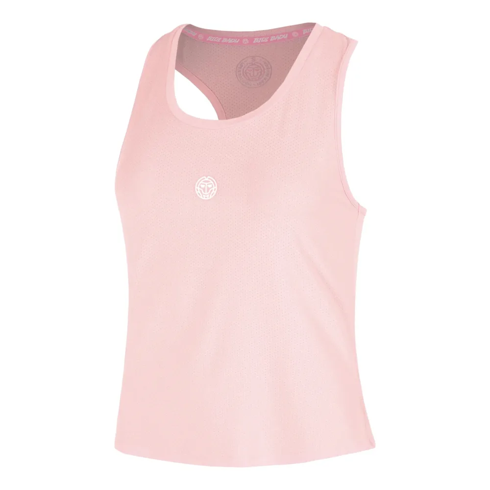 BIDI BADU Out of Control Racerback Tank-Top Damen - rosa, weiß
