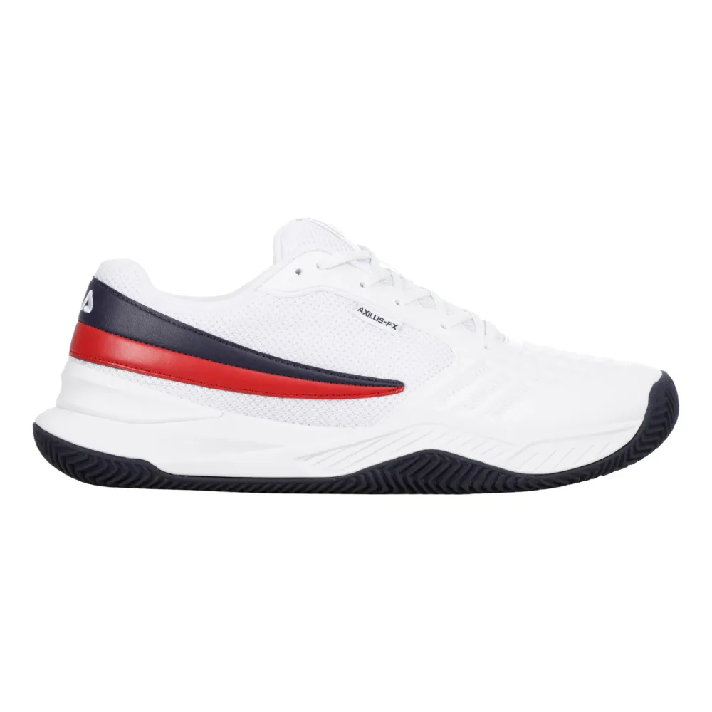 Fila Axilus FX CLY Sandplatzschuh Herren - weiß, rot