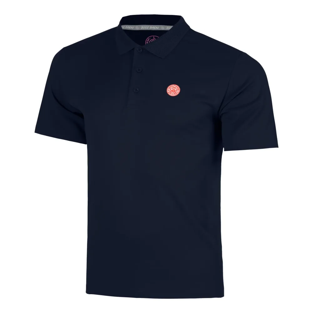 BIDI BADU Solid Polo Herren