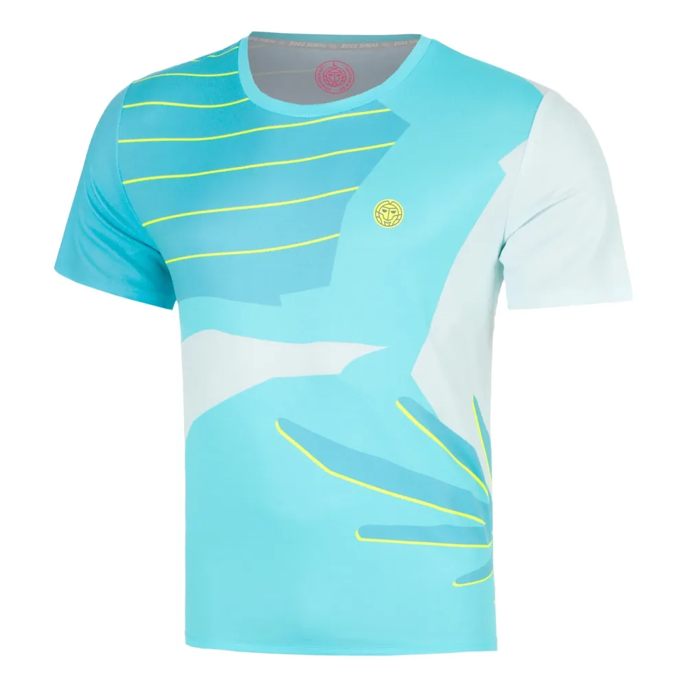 BIDI BADU Hey Laguna T-Shirt Herren-türkis, mehrfarbig