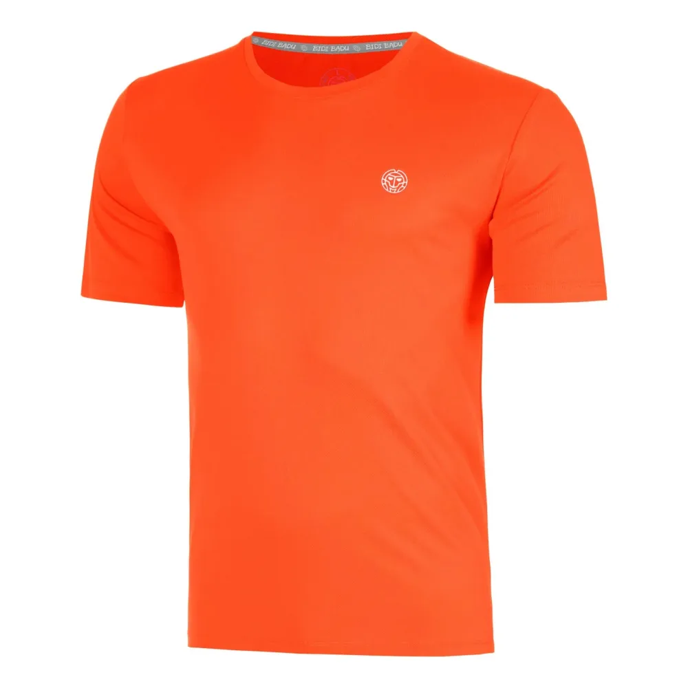BIDI BADU Solid T-Shirt Herren-koralle