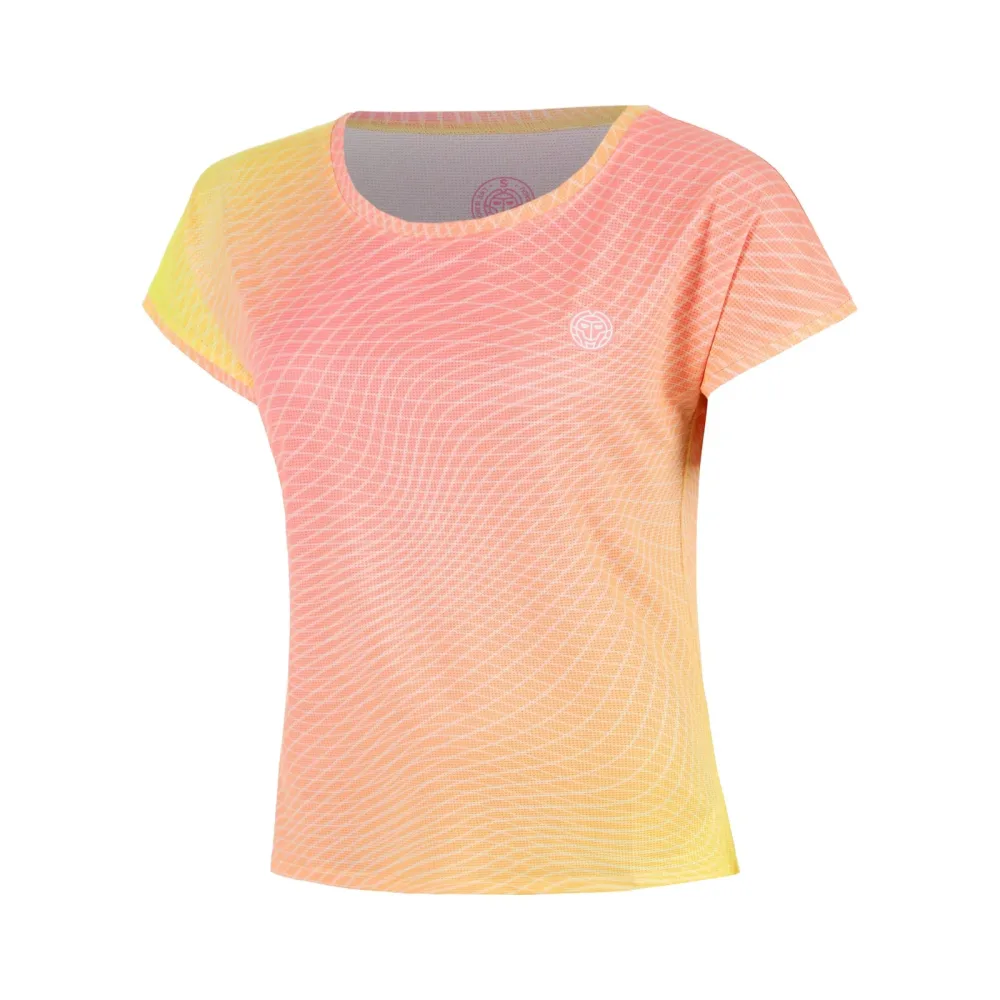 BIDI BADU Out of Control T-Shirt Mädchen-pink, neongelb