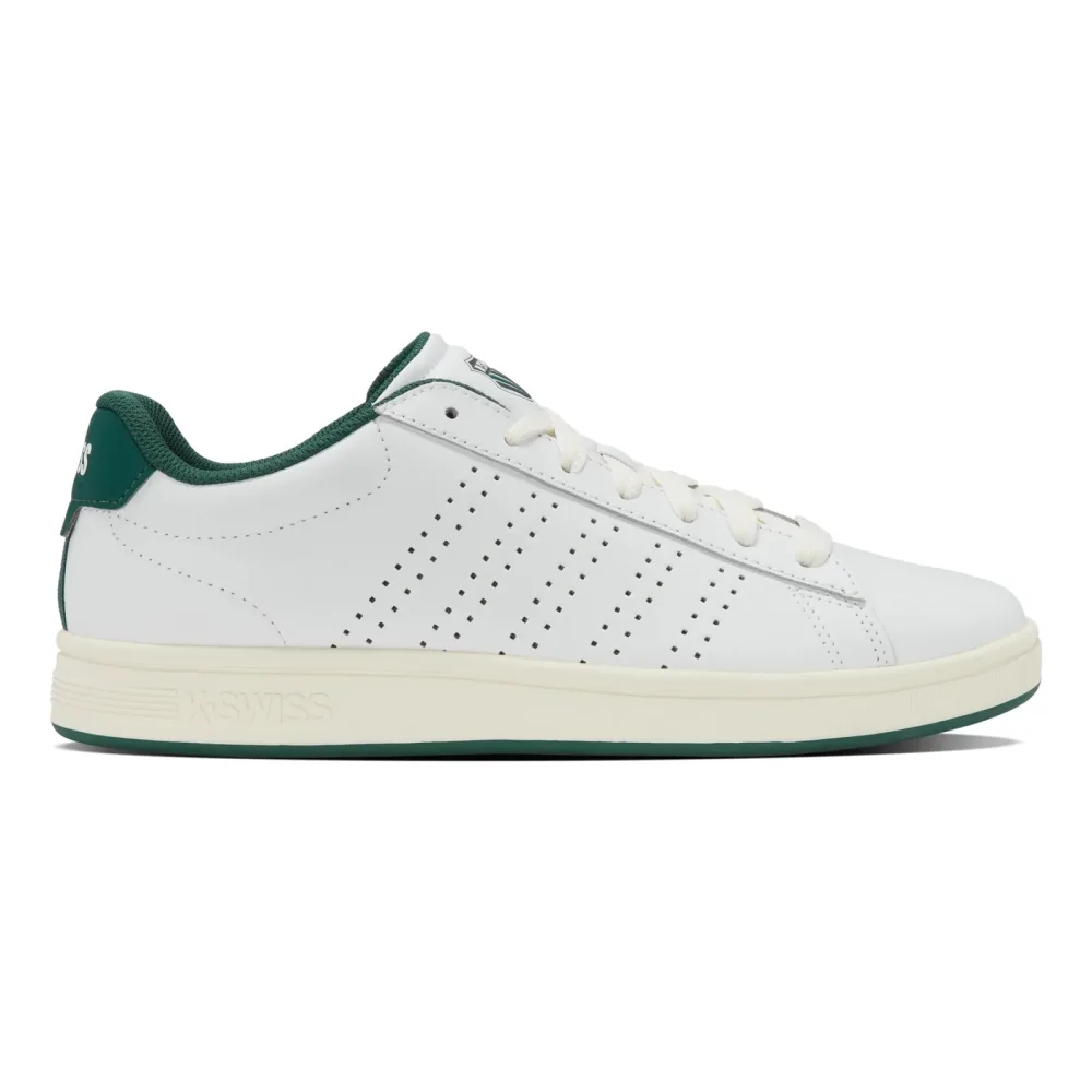 K - Swiss Court Base II Sneaker Herren weiß, hellgrün