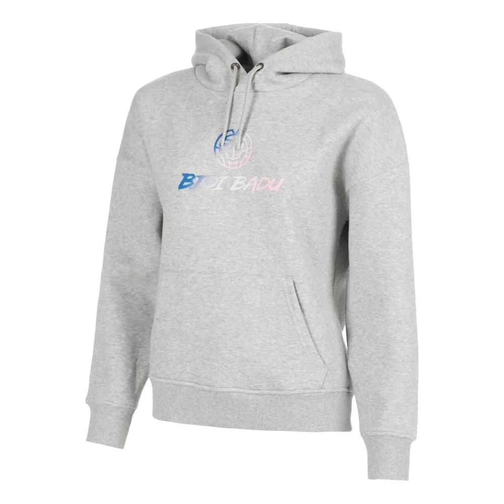 BIDI BADU Hey Laguna Logo Hoody Damen - hellgrau