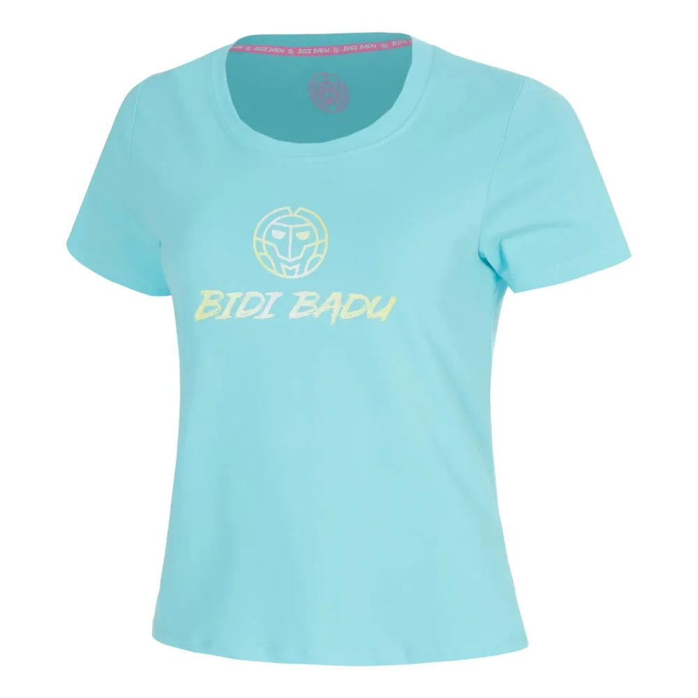 BIDI BADU Out of Control Logo T - Shirt Damen blau