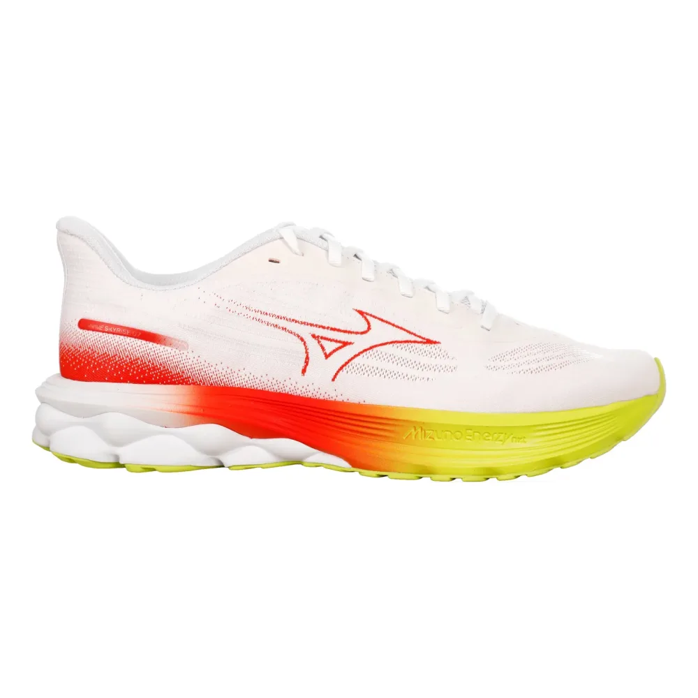 Mizuno Wave Skyrise 7  Neutralschuh Herren - weiß, orange