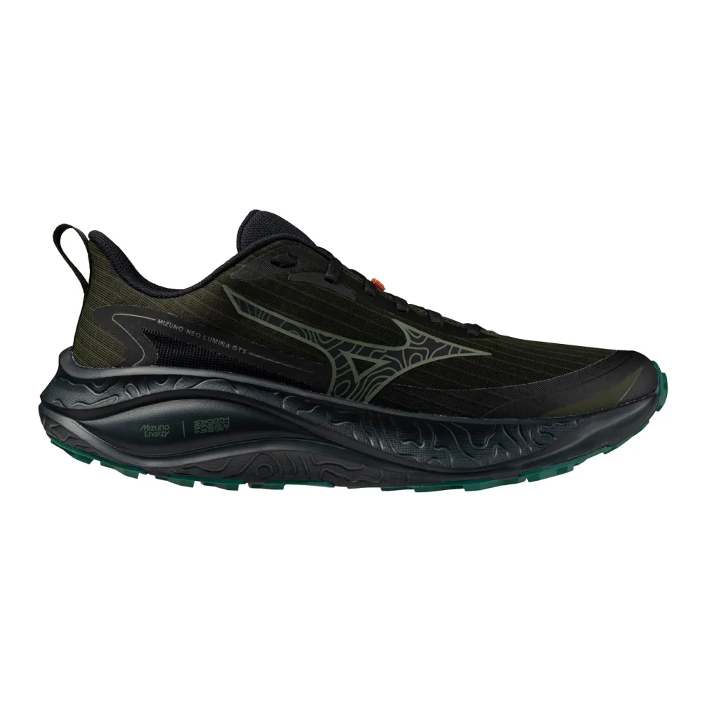 Mizuno Neo Lumina GTX  Trailschuh Herren - dunkelgrün, schwarz