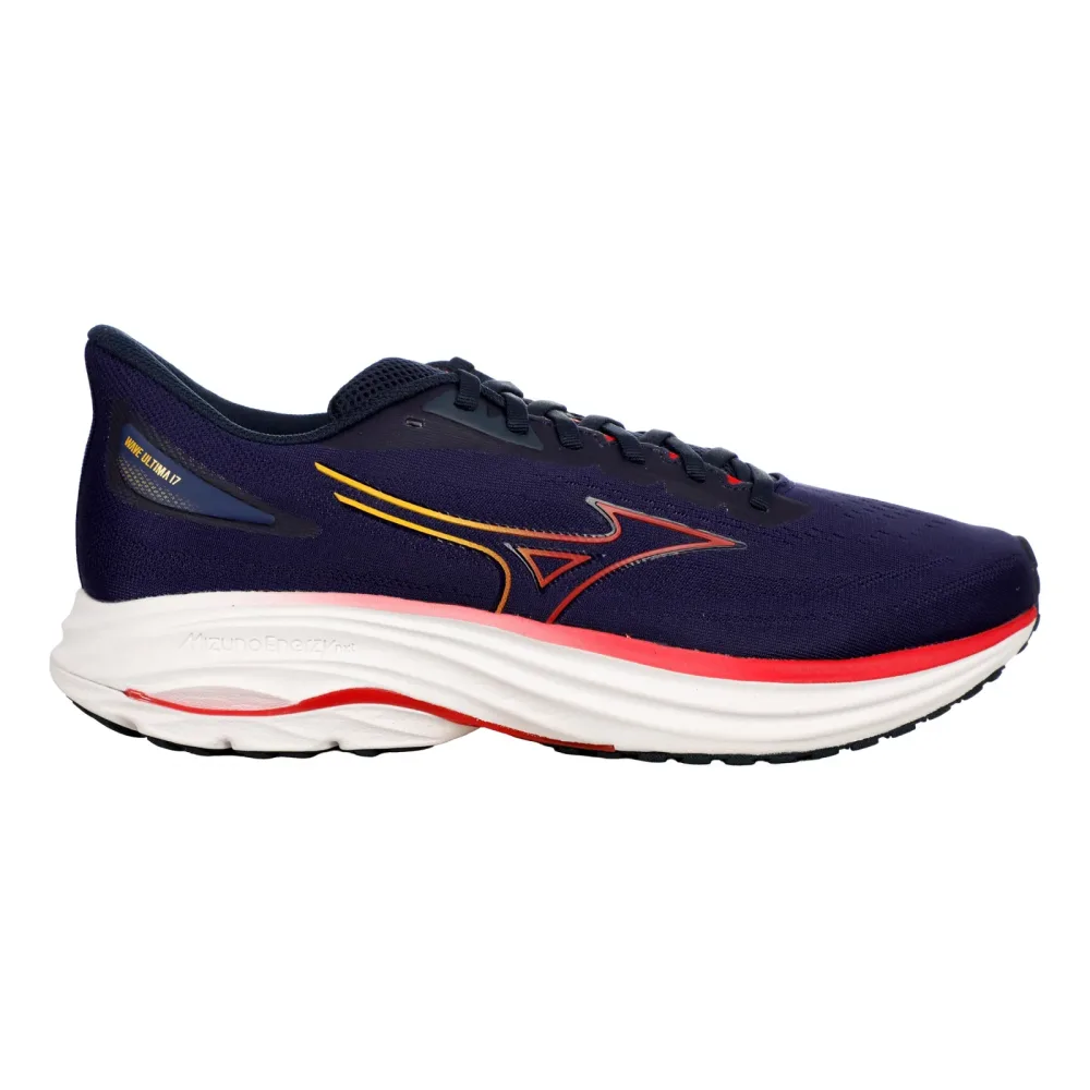 Mizuno Wave Ultima 17  Neutralschuh Herren - dunkelblau, koralle