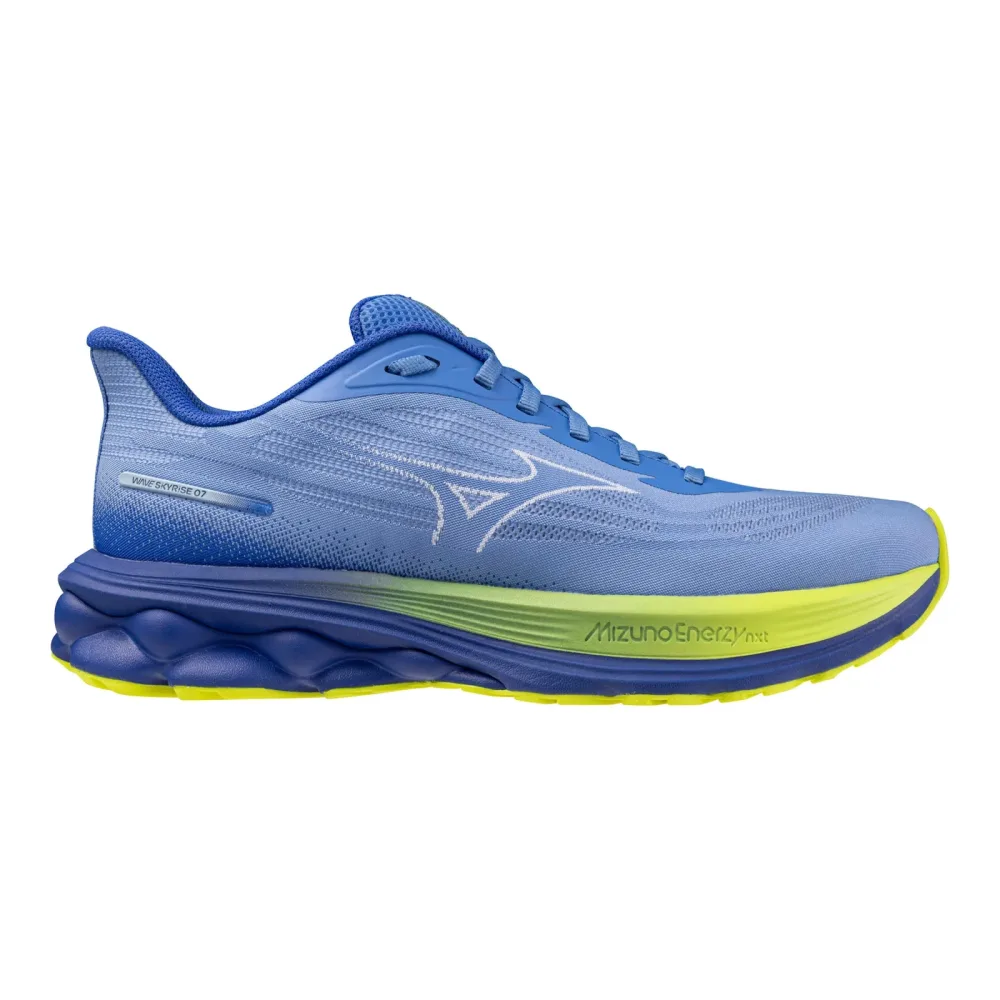 Mizuno Wave Skyrise 7  Neutralschuh Damen - blau, gelb
