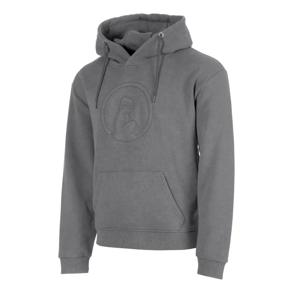 Quiet Please Crush Washed Out Loose Fit Hoody Herren - hellgrau, hellgrau
