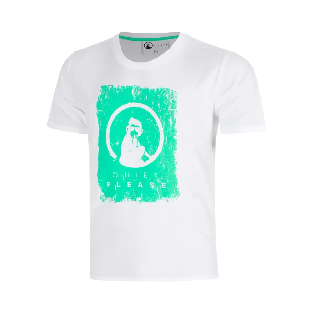 Quiet Please Joy Scraped T - Shirt Jungen weiß, blau