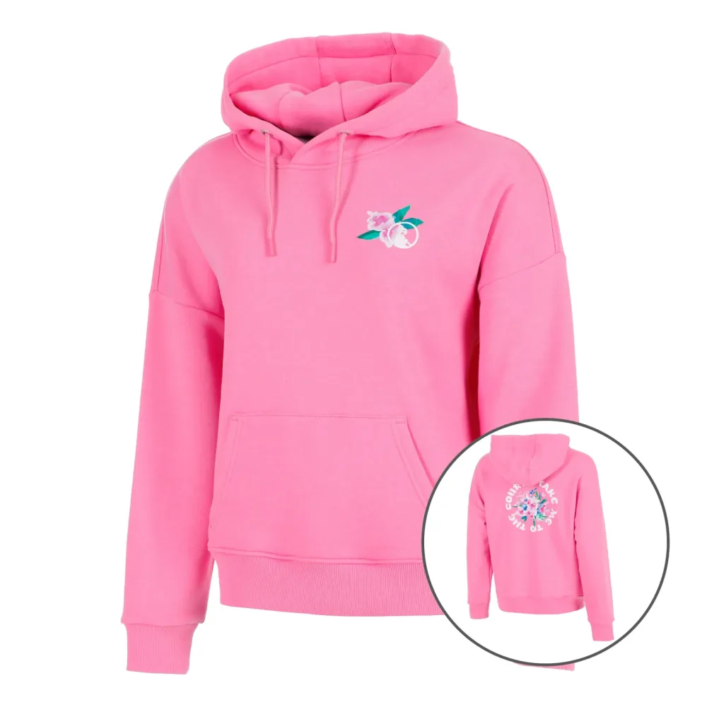 Quiet Please Crush TMTTC Hoody Damen - pink, weiß