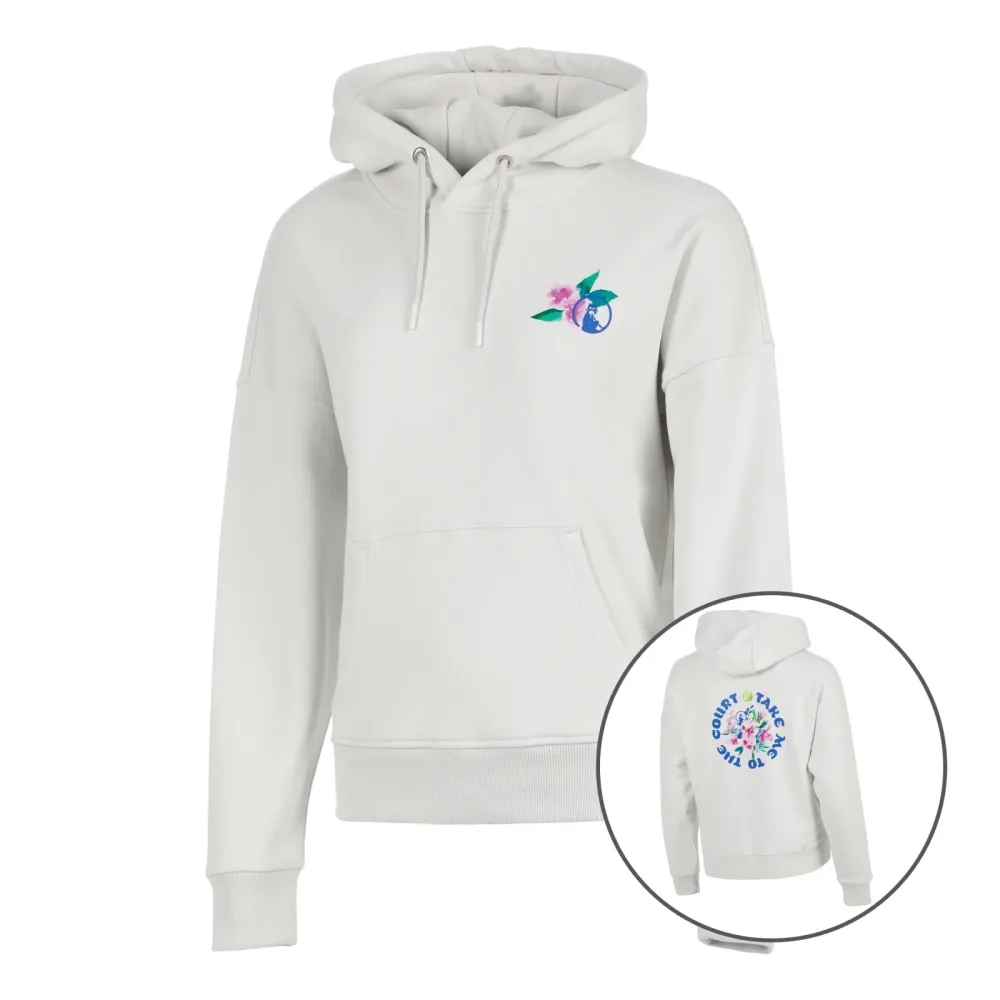 Quiet Please Crush TMTTC Hoody Damen - hellgrau, blau