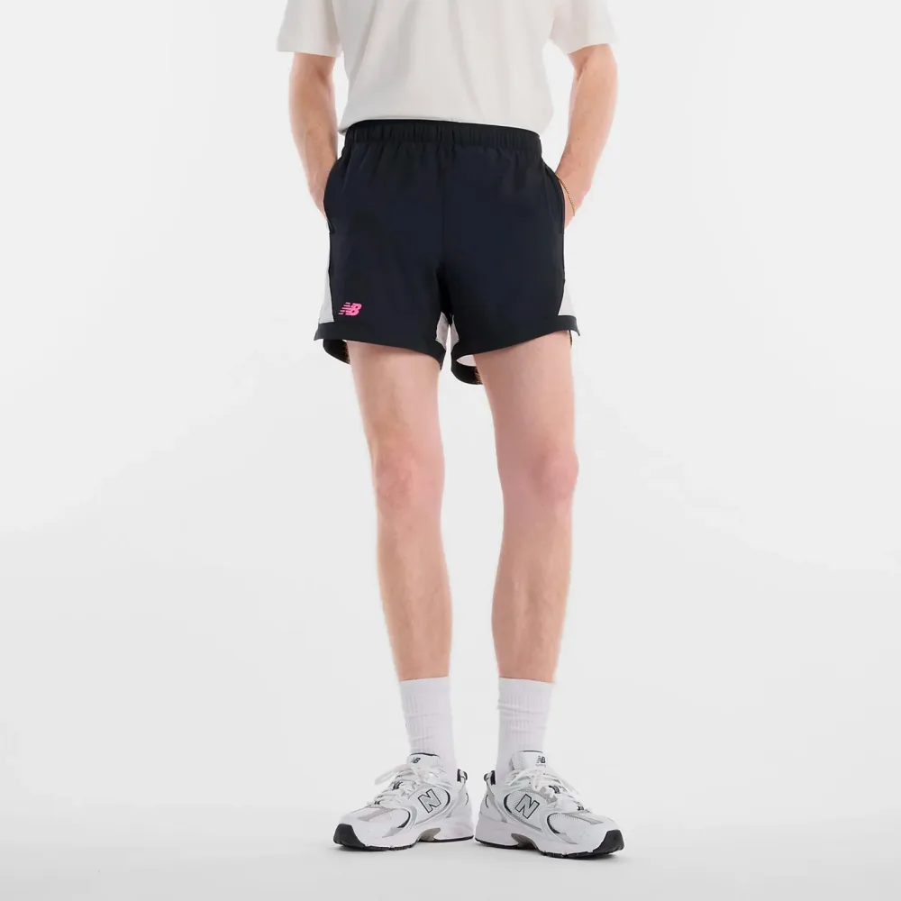 New Balance Tournament Novelty Shorts Herren - schwarz, weiß