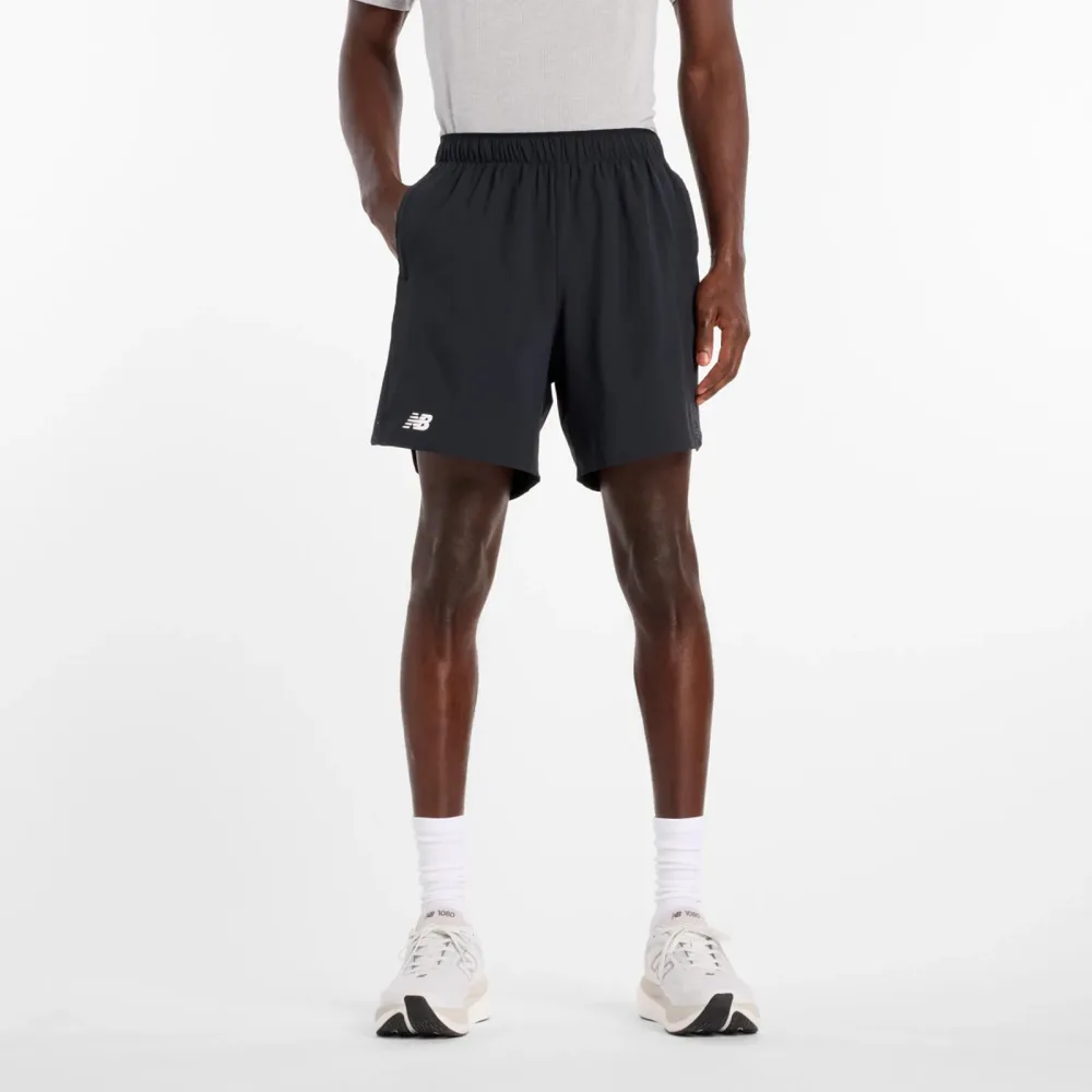 New Balance Tournament Shorts Herren - schwarz, weiß