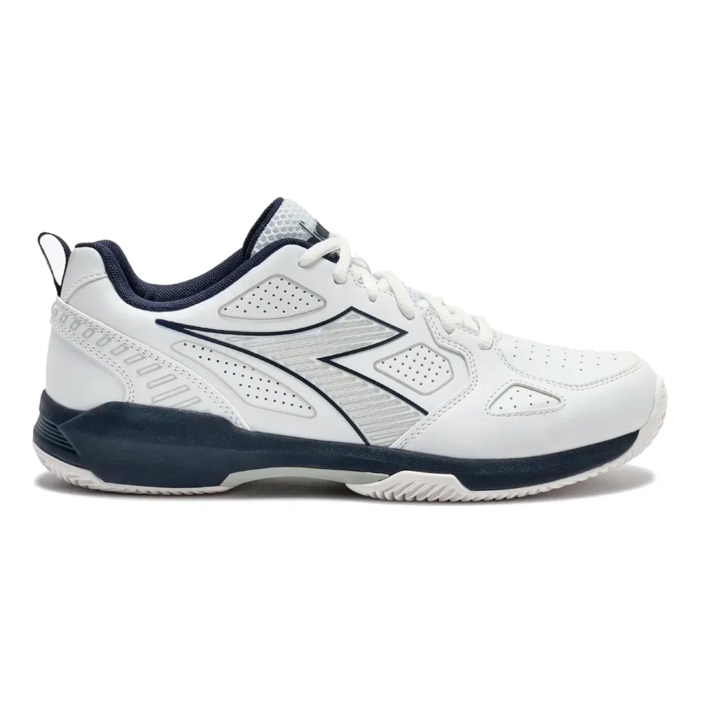 Diadora S. Challenge 7 Sandplatzschuh Herren - weiß, dunkelblau