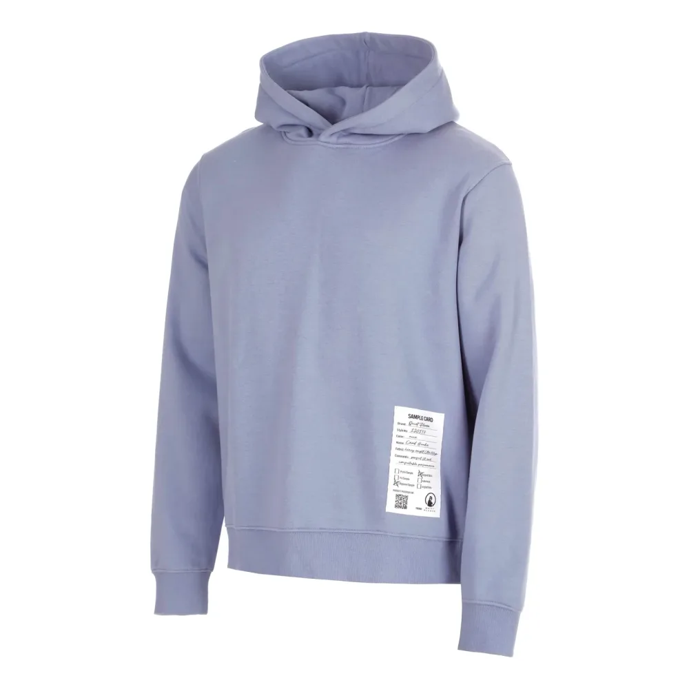 Quiet Please Sample Card Loose Fit Hoody Herren