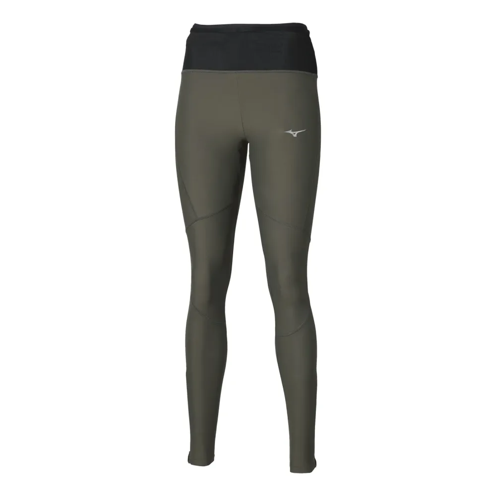 Mizuno Multi Pocket  Lauftight Damen - oliv