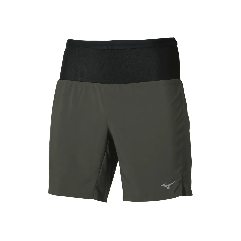 Mizuno Multi Pocket 2in1 Laufshorts Herren - dunkelgrün