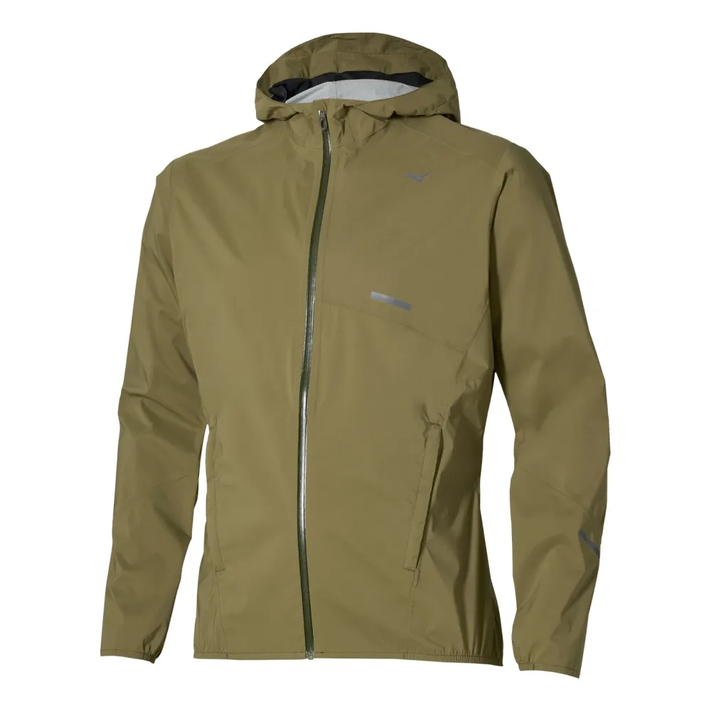 Mizuno Trail Waterproof 20K  Laufjacke Herren - oliv