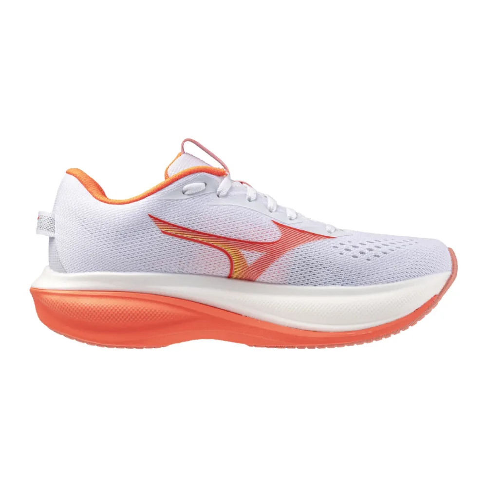 Mizuno Wave Rider 30  Neutralschuh Damen - weiß, orange