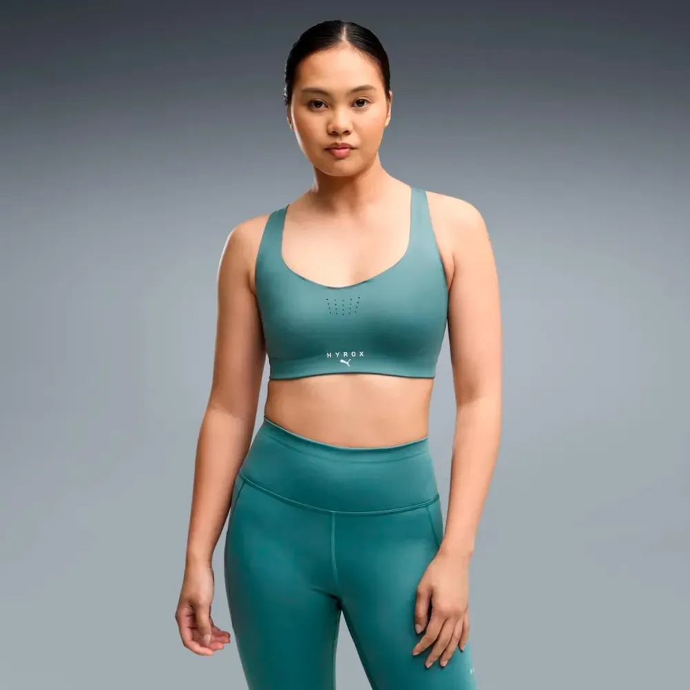 Puma - Sport-BH, W  X Hyrox Pwrmode Bra, M, Grün