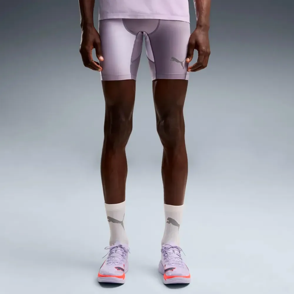 Puma Lightspeed AOP 8in half  Lauftight Herren - grau