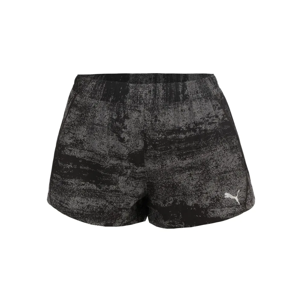 Puma Velocity AOP 3in  Laufshorts Damen - schwarz