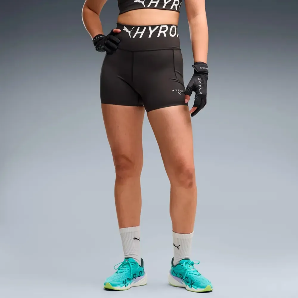Puma HYROX PWRMODE 4in   Lauftight Damen - schwarz