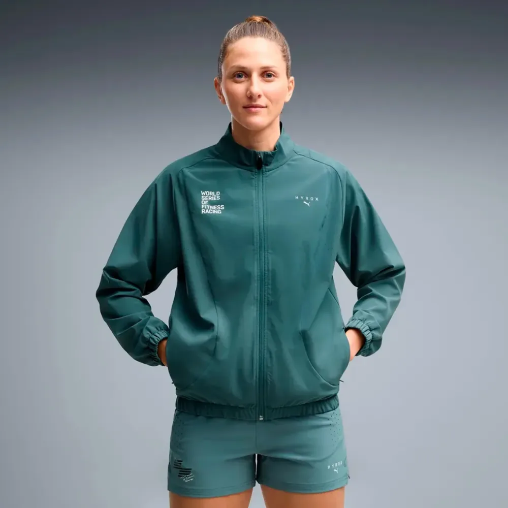 Puma HYROX PWRMODE  Laufjacke Damen - grün