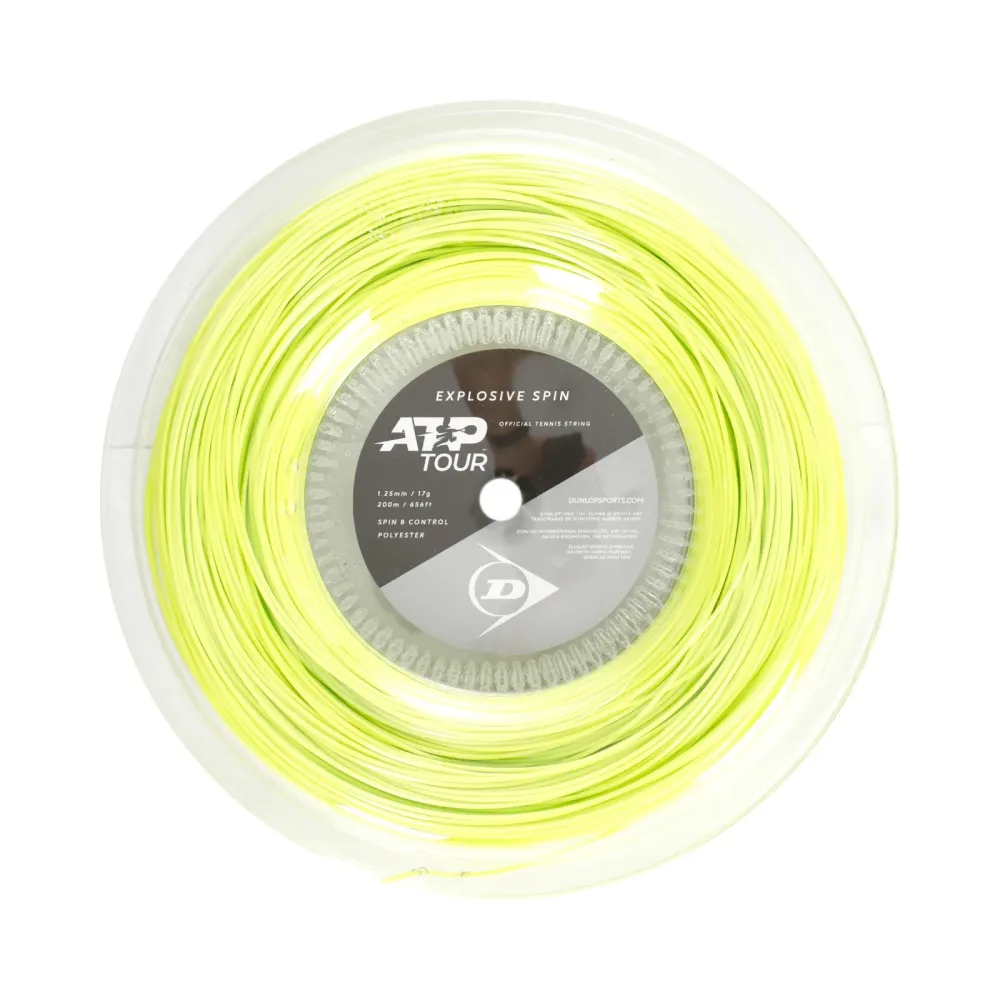 Dunlop Explosive Spin Saitenrolle 200m - gelb