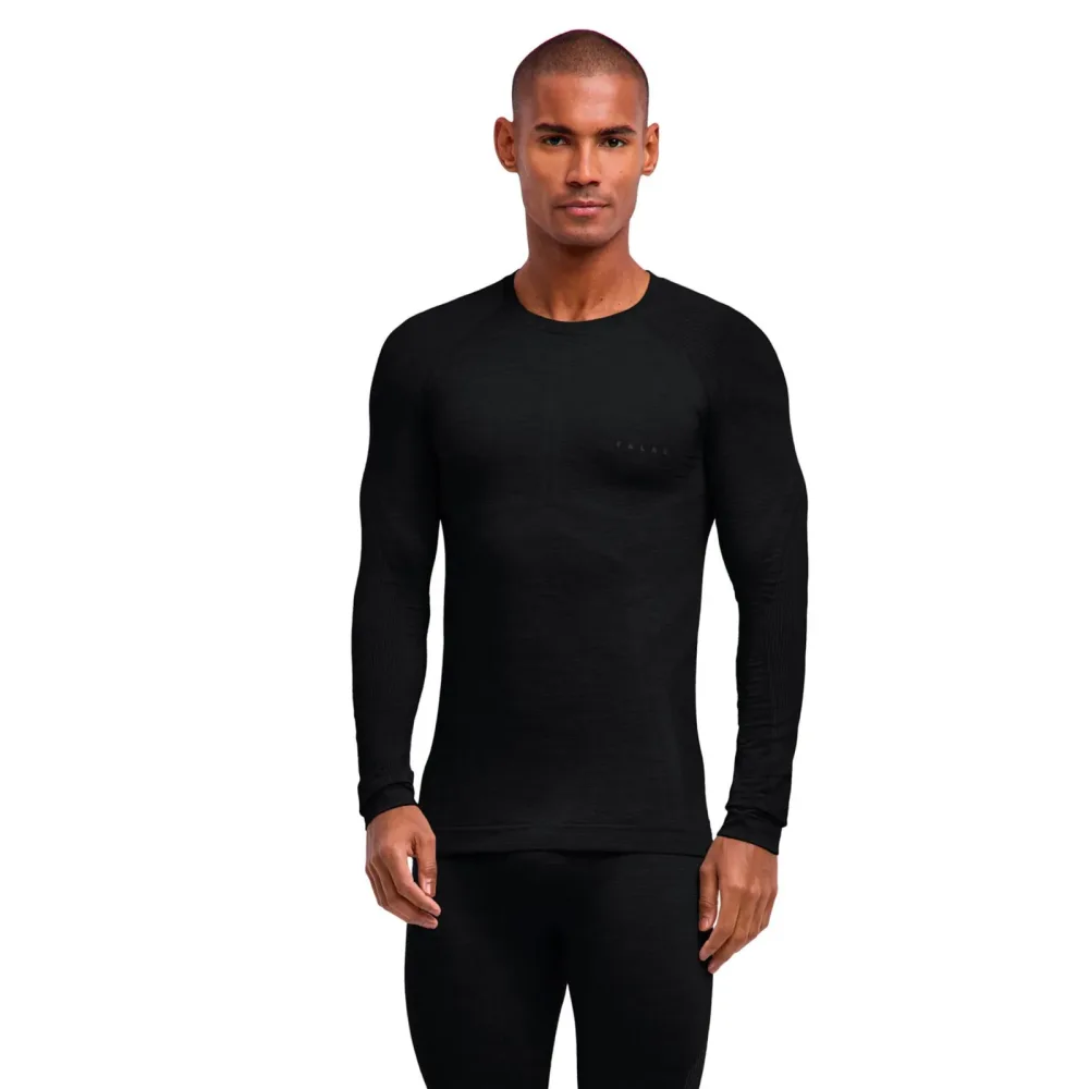 Falke Wool Tech Light  Unterhemd Herren - schwarz