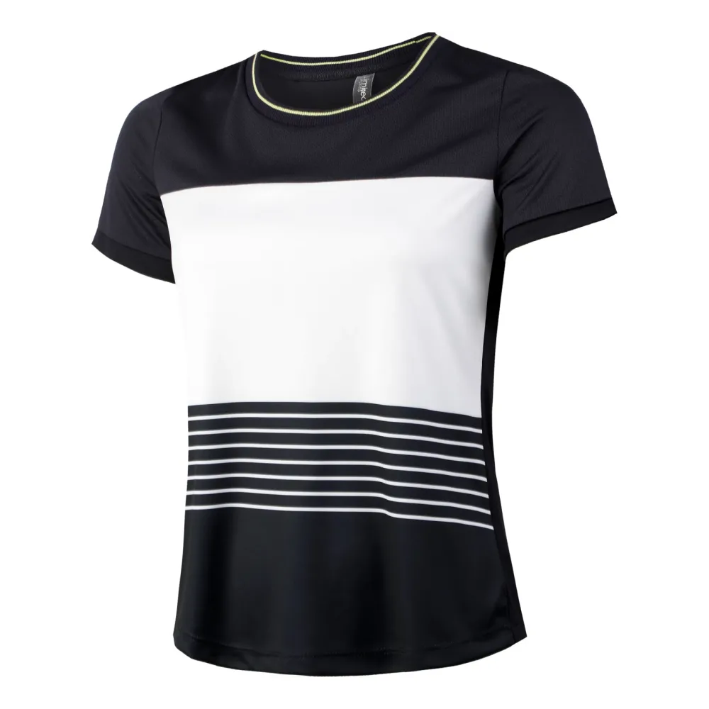 Limited Sports Stripes T - Shirt Damen
