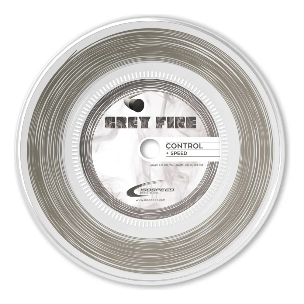 Isospeed Grey Fire Saitenrolle 200m - Grau
