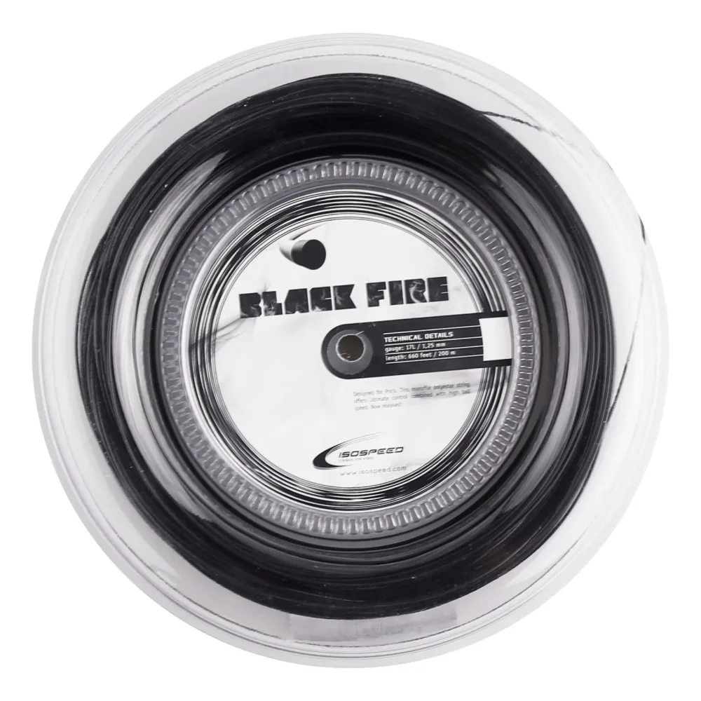 Isospeed Black Fire Saitenrolle 200m - Schwarz