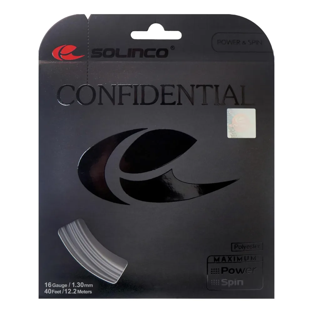 Solinco Confidential Saitenset 12,2m-Dunkelgrau