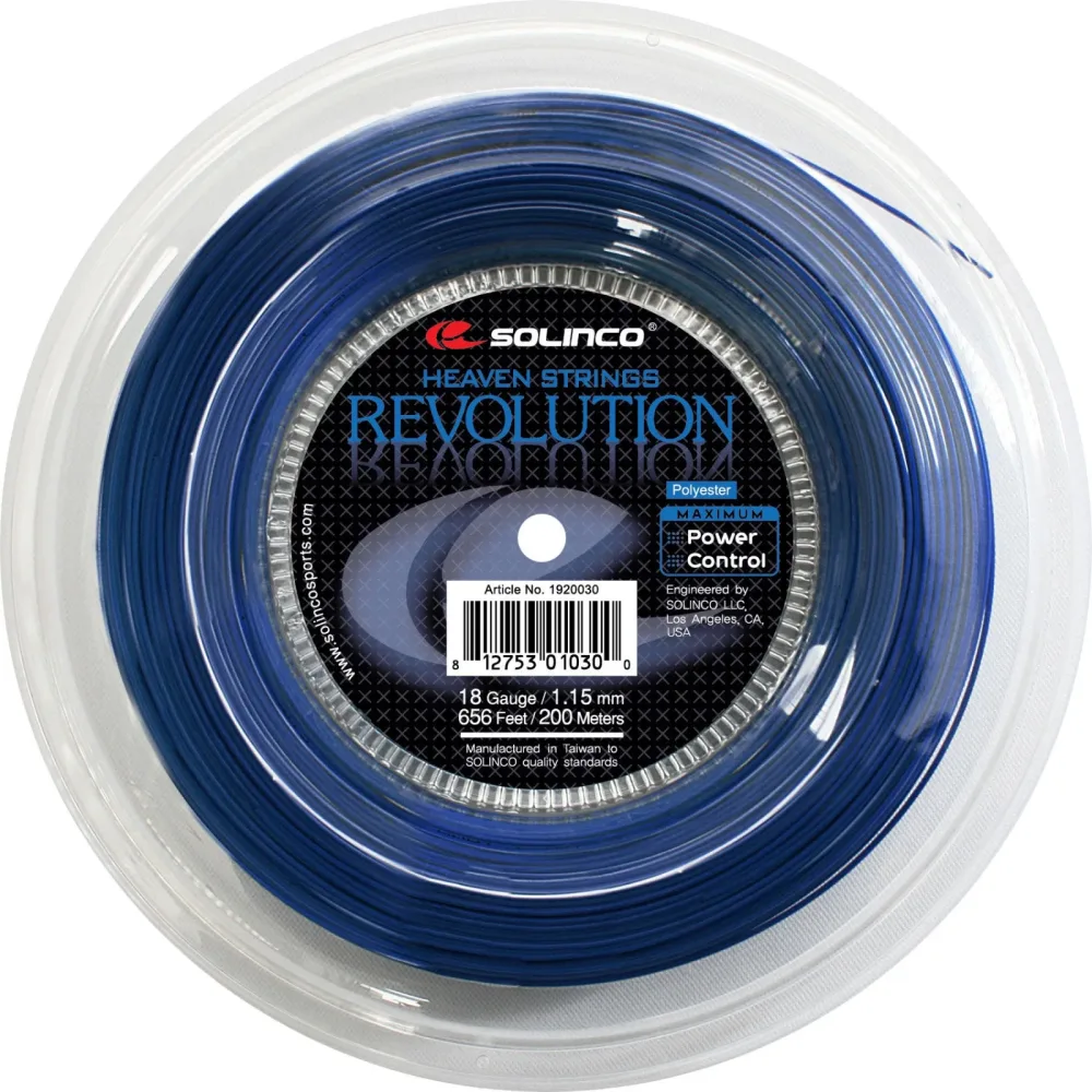 Solinco Revolution Saitenrolle 200m - Blau