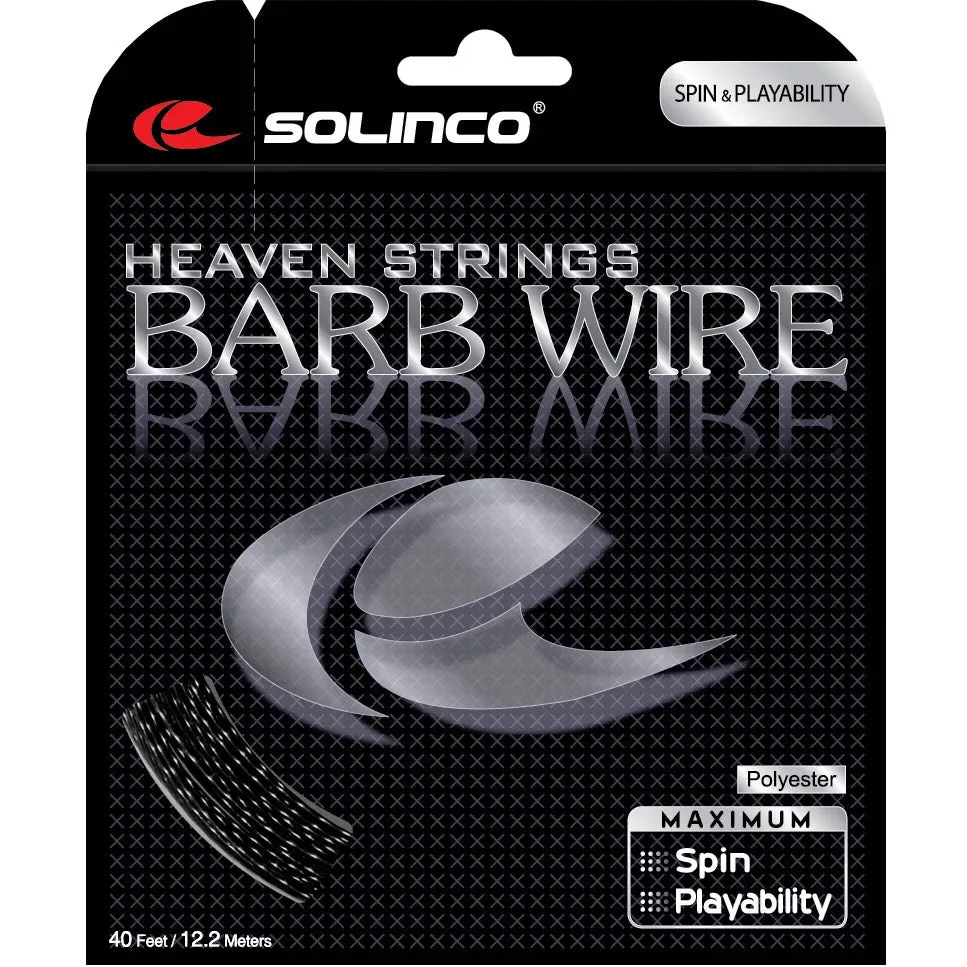 Solinco Barb Wire Saitenset 12,2m - Schwarz